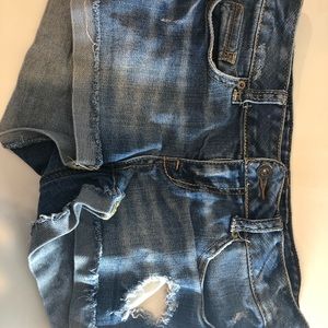 Denim shorts